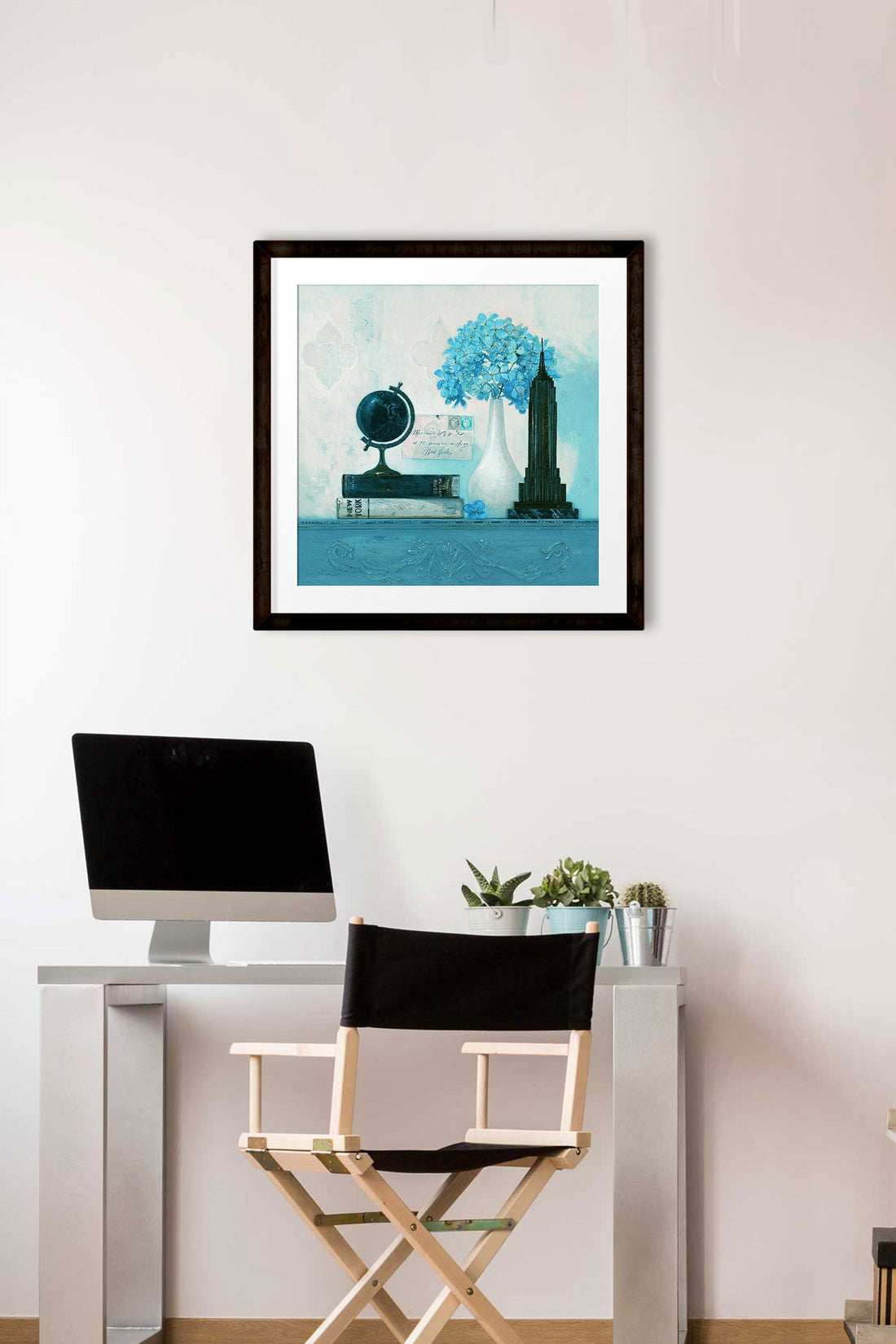 Painting - Meri Deewar 1 : 1 Square Premium Wall Art Canvas by MeriDeewar