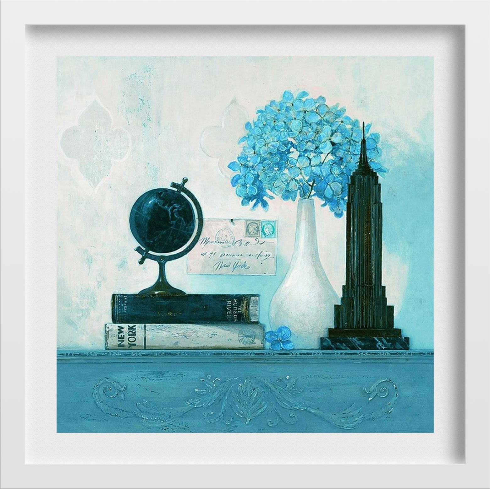 Painting - Meri Deewar 1 : 1 Square Premium Wall Art Canvas by MeriDeewar