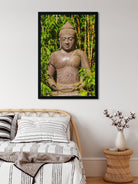Painting of Budha - Meri Deewar 2 : 3 Vertical Premium Wall Art Canvas by MeriDeewar