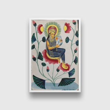 Parvati Painting - Meri Deewar 4 :5 Vertical Premium Wall Art Canvas by MeriDeewar