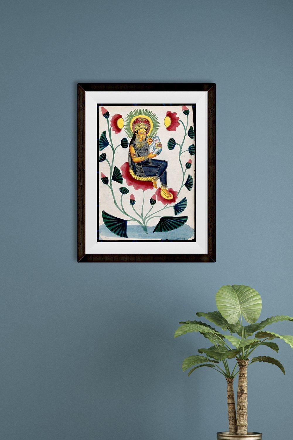 Parvati Painting - Meri Deewar 4 :5 Vertical Premium Wall Art Canvas by MeriDeewar