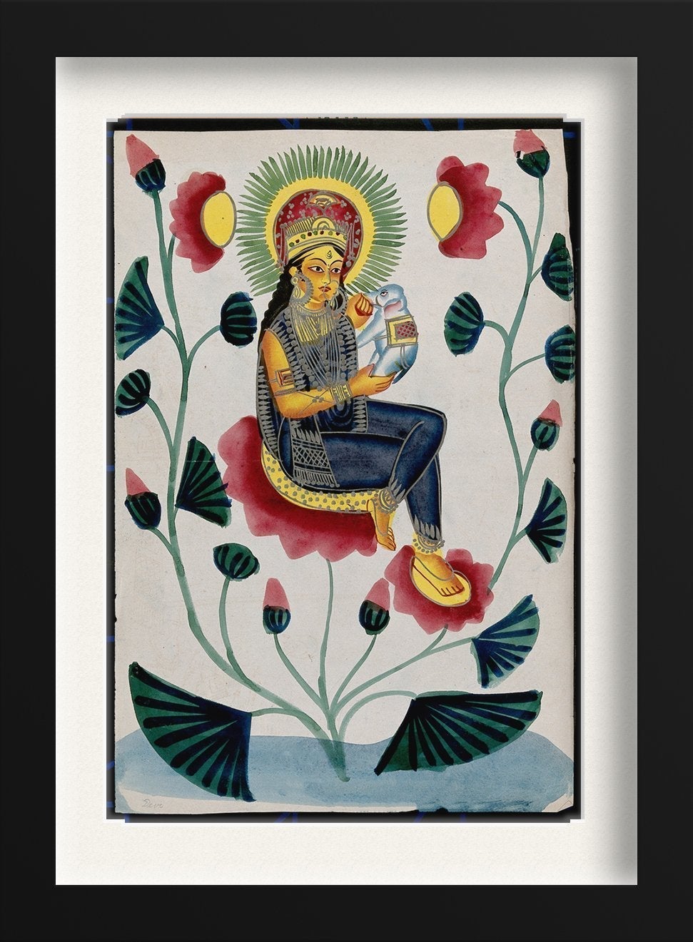 Parvati Painting - Meri Deewar 4 :5 Vertical Premium Wall Art Canvas by MeriDeewar