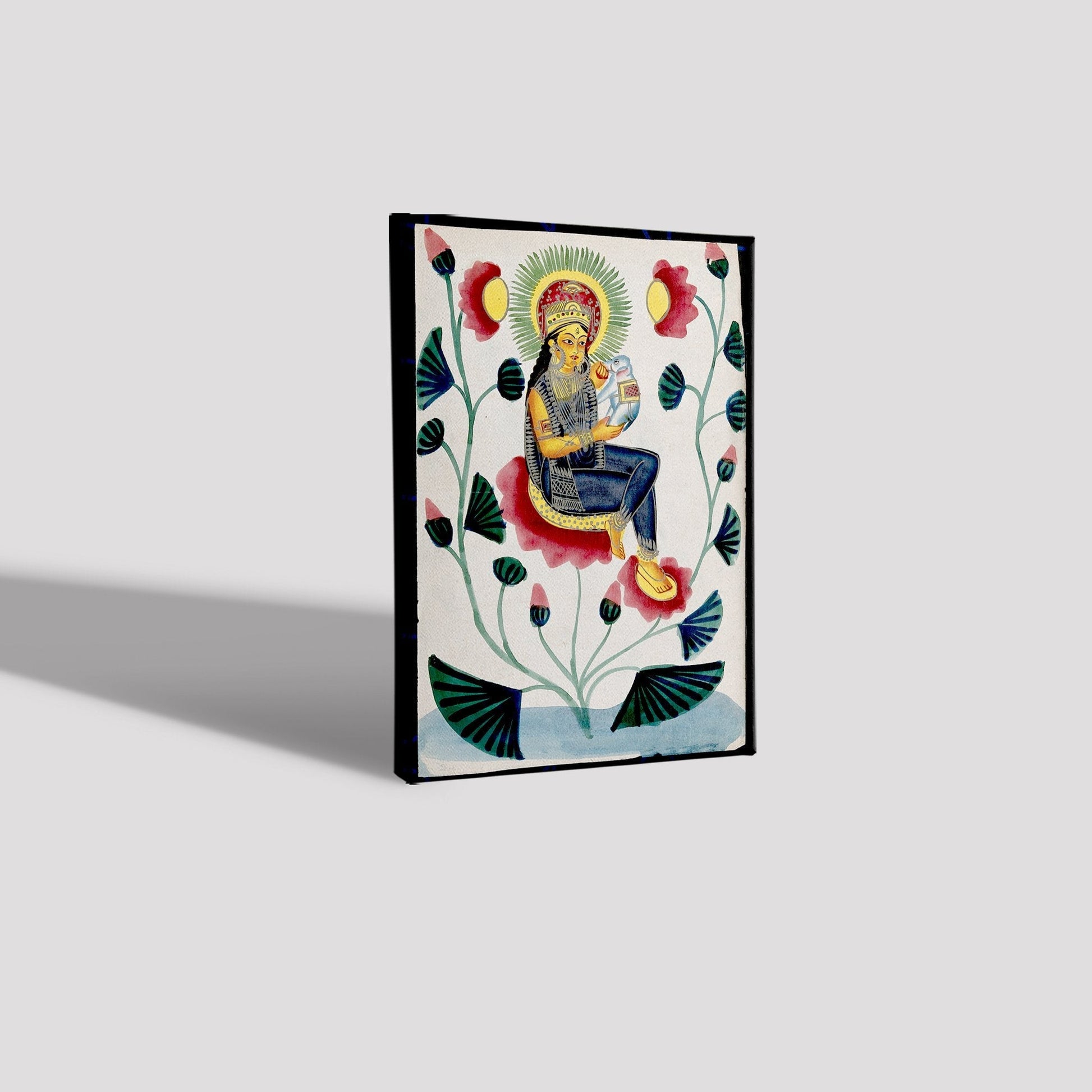 Parvati Painting - Meri Deewar 4 :5 Vertical Premium Wall Art Canvas by MeriDeewar