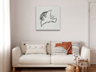 Peace Dove Painting 1 : 1 Square Premium Wall Art Canvas by MeriDeewar