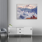 Pearl of searching Painting - Meri Deewar 4 : 3 Horizontal Premium Wall Art Canvas by MeriDeewar