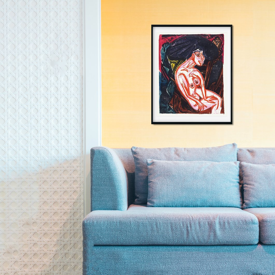 Peter Schlemihl's Wondrous Story The Beloved Painting - MeriDeewar 4 :5 Vertical Premium Wall Art Canvas by MeriDeewar
