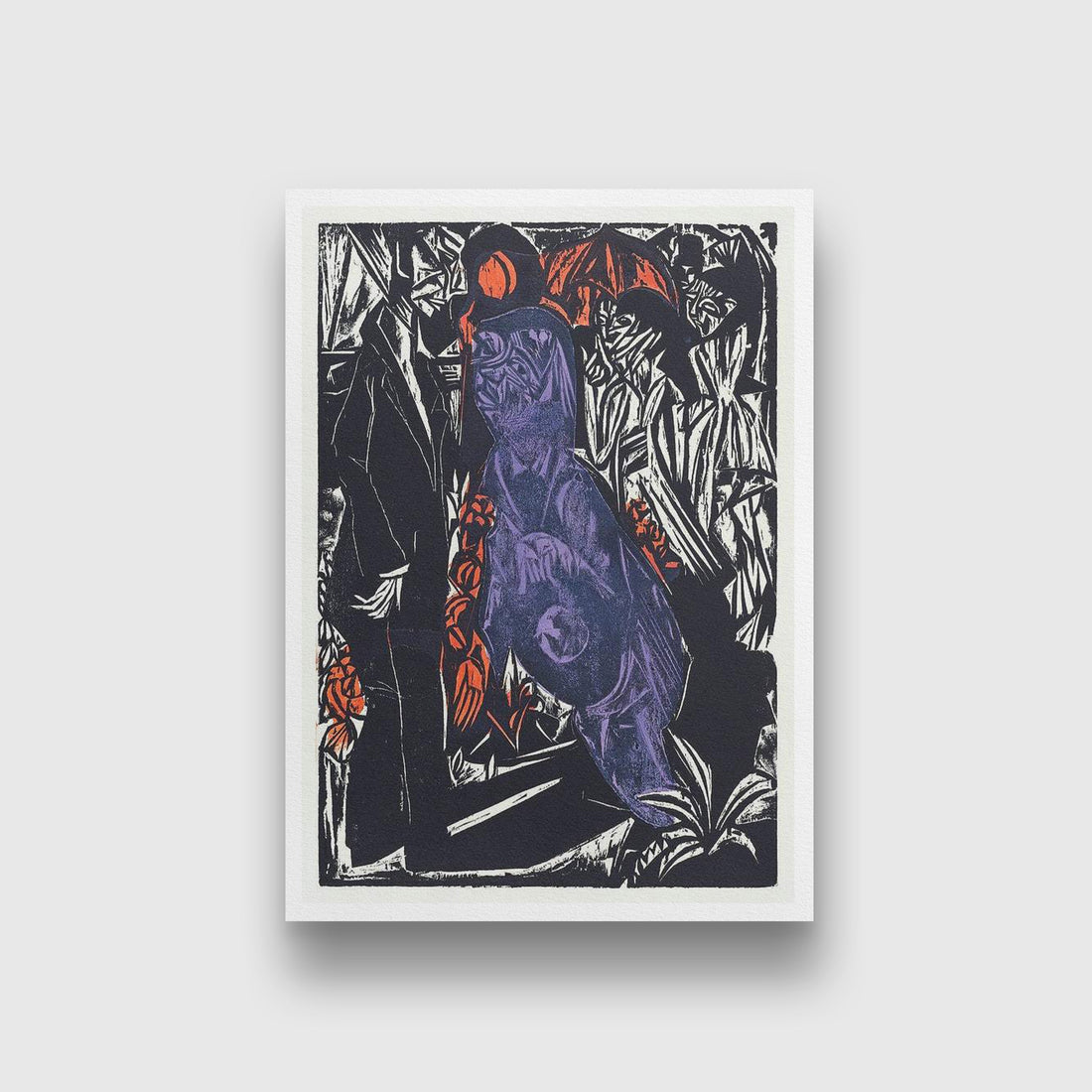 Peter Schlemihl's Wondrous Story- The Sale of His Shadow Painting - MeriDeewar 2 : 3 Vertical Premium Wall Art Canvas by MeriDeewar