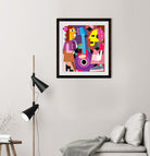 Picasso Style The Dance Artwork Painting - Meri Deewar 1 : 1 Square Premium Wall Art Canvas by MeriDeewar