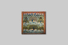 Pichvai for Morakuti Painting - Meri Deewar 1 : 1 Square Premium Wall Art Canvas by MeriDeewar
