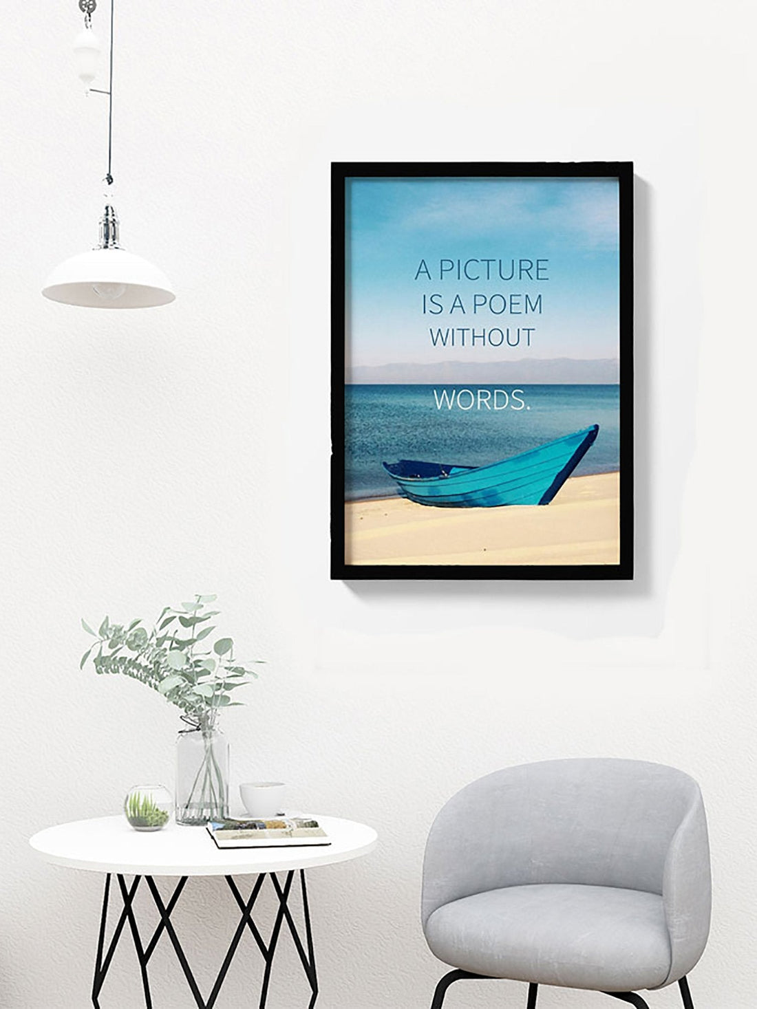 Picture is a Poem without words - Meri Deewar 1 : 1 Square Premium Wall Art Canvas by MeriDeewar
