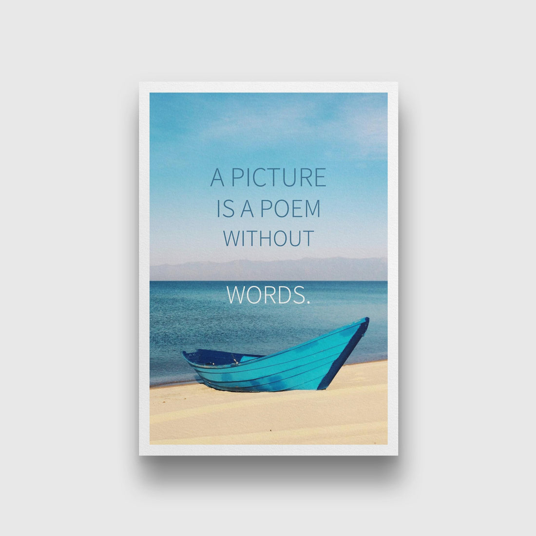 Picture is a Poem without words - Meri Deewar 1 : 1 Square Premium Wall Art Canvas by MeriDeewar