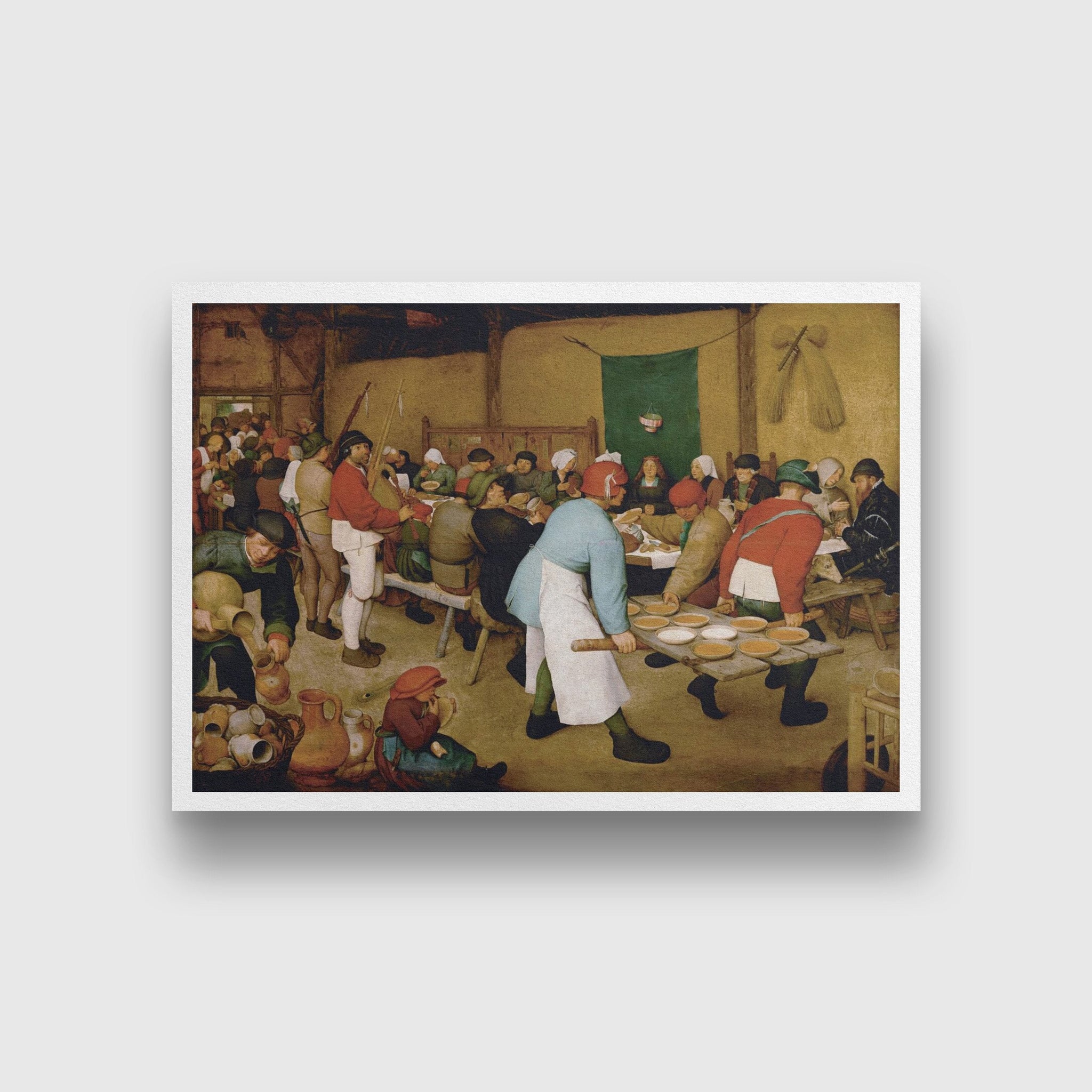 Pieter Bruegel the Elder 3 : 2 Horizontal Premium Wall Art Canvas by MeriDeewar