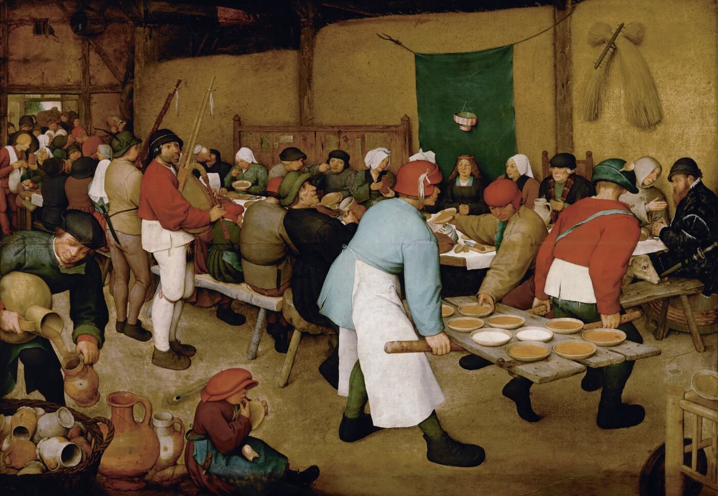 Pieter Bruegel the Elder 3 : 2 Horizontal Premium Wall Art Canvas by MeriDeewar