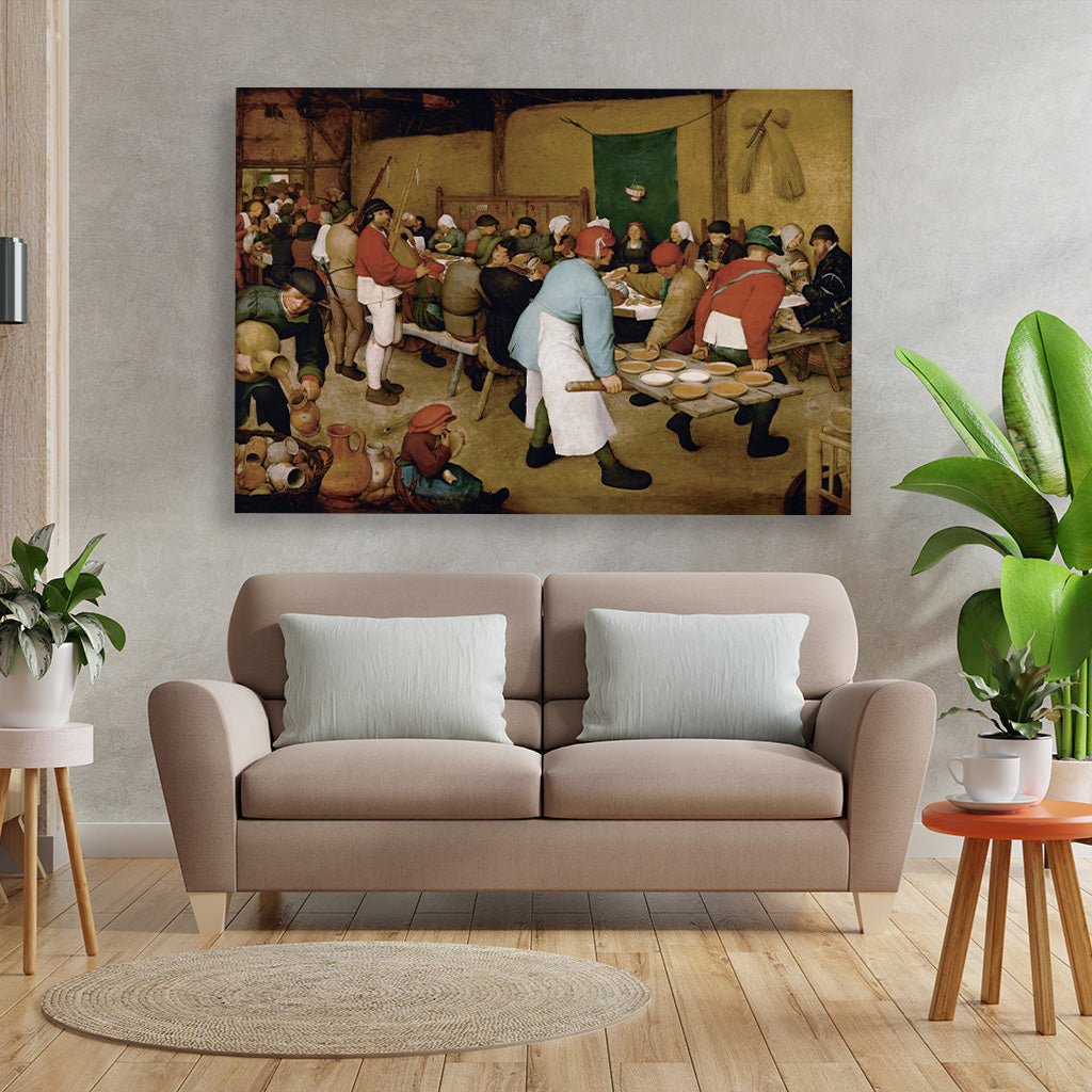 Pieter Bruegel the Elder 3 : 2 Horizontal Premium Wall Art Canvas by MeriDeewar