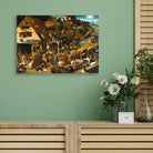 Pieter Bruegel the Elder 3 : 2 Horizontal Premium Wall Art Canvas by MeriDeewar