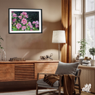 Pink Roses Gouache Painting 3 : 2 Horizontal Premium Wall Art Canvas by MeriDeewar