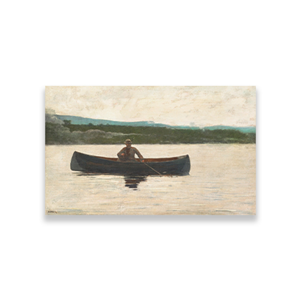 Playing a Fish painting - Meri Deewar 3 : 2 Horizontal Premium Wall Art Canvas by MeriDeewar