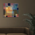 Polyphonic Architecture painting - Meri Deewar 4 :5 Vertical Premium Wall Art Canvas by MeriDeewar