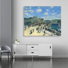 Pont neuf,Paris-Meri Deewar 4 :5 Vertical Premium Wall Art Canvas by MeriDeewar