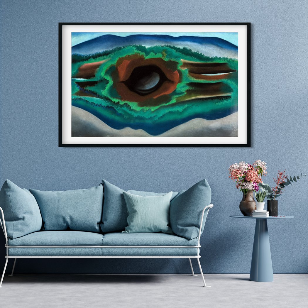 Pool in the woods Painting - Meri Deewar 3 : 2 Horizontal Premium Wall Art Canvas by MeriDeewar
