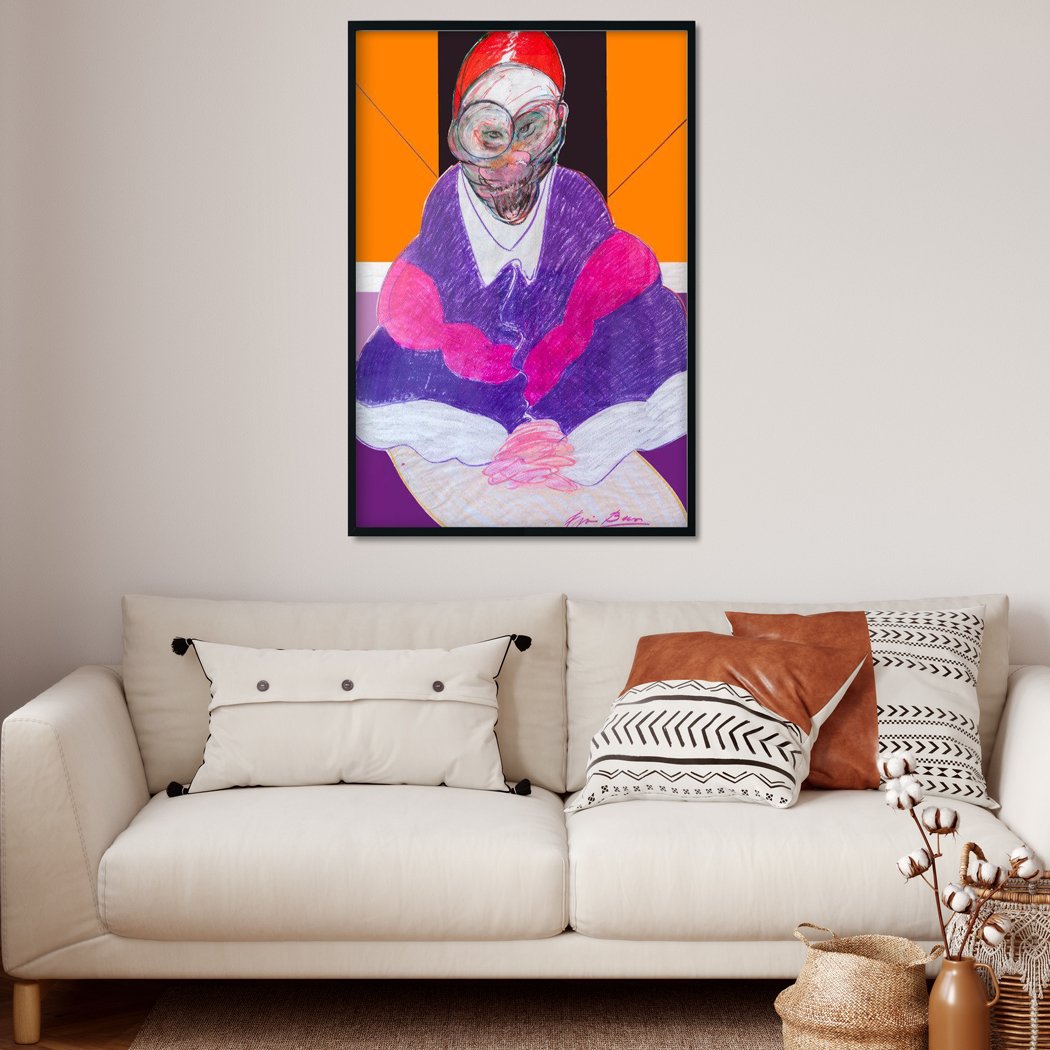 Pope Painting - Meri Deewar 2 : 3 Vertical Premium Wall Art Canvas by MeriDeewar
