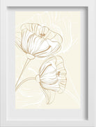 Poppy Flowers Wall Art 2 Painting - Meri Deewar 2 : 3 Vertical Premium Wall Art Canvas by MeriDeewar