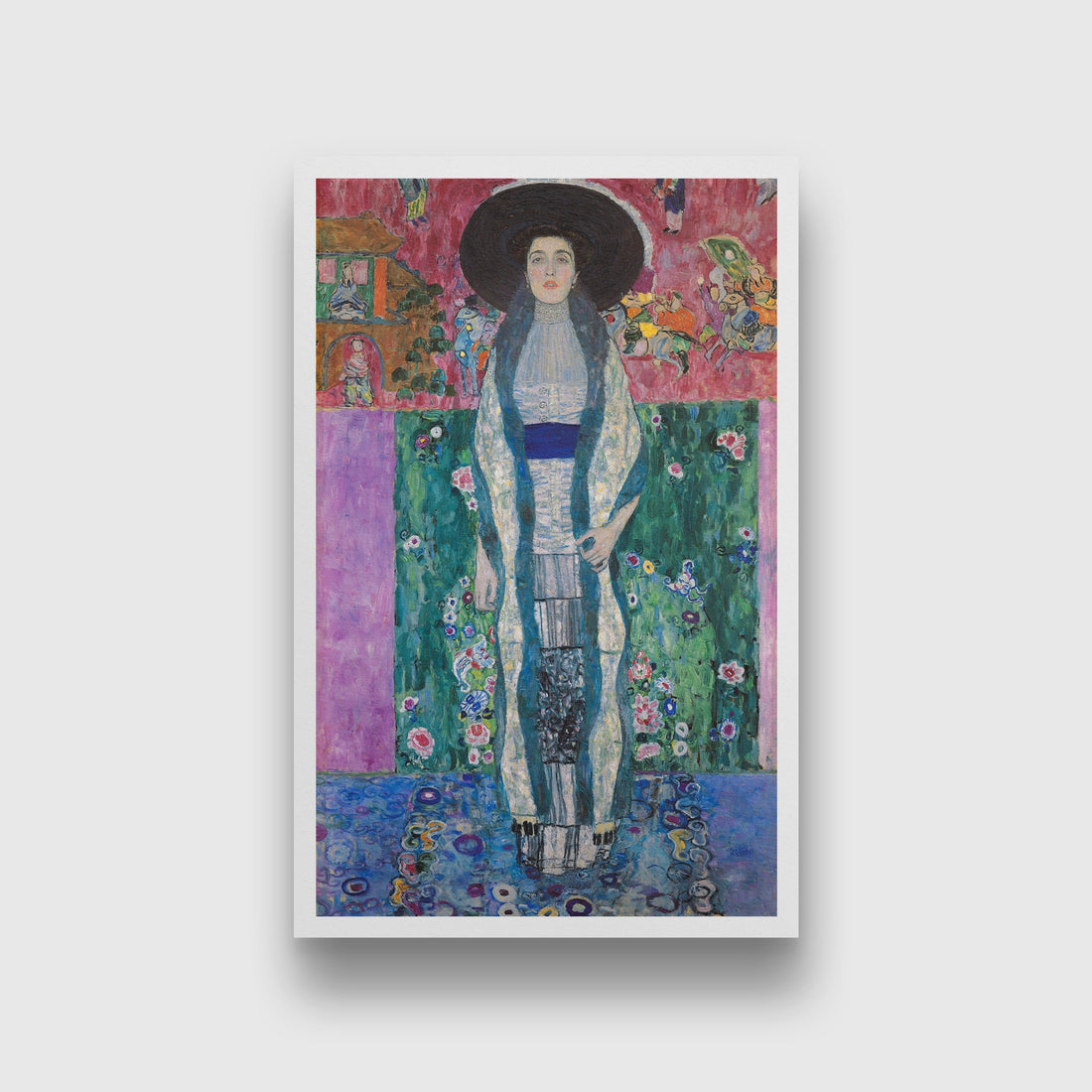 Portrait of Adele Bloch-Bauer I painting 2 : 3 Vertical Premium Wall Art Canvas by MeriDeewar