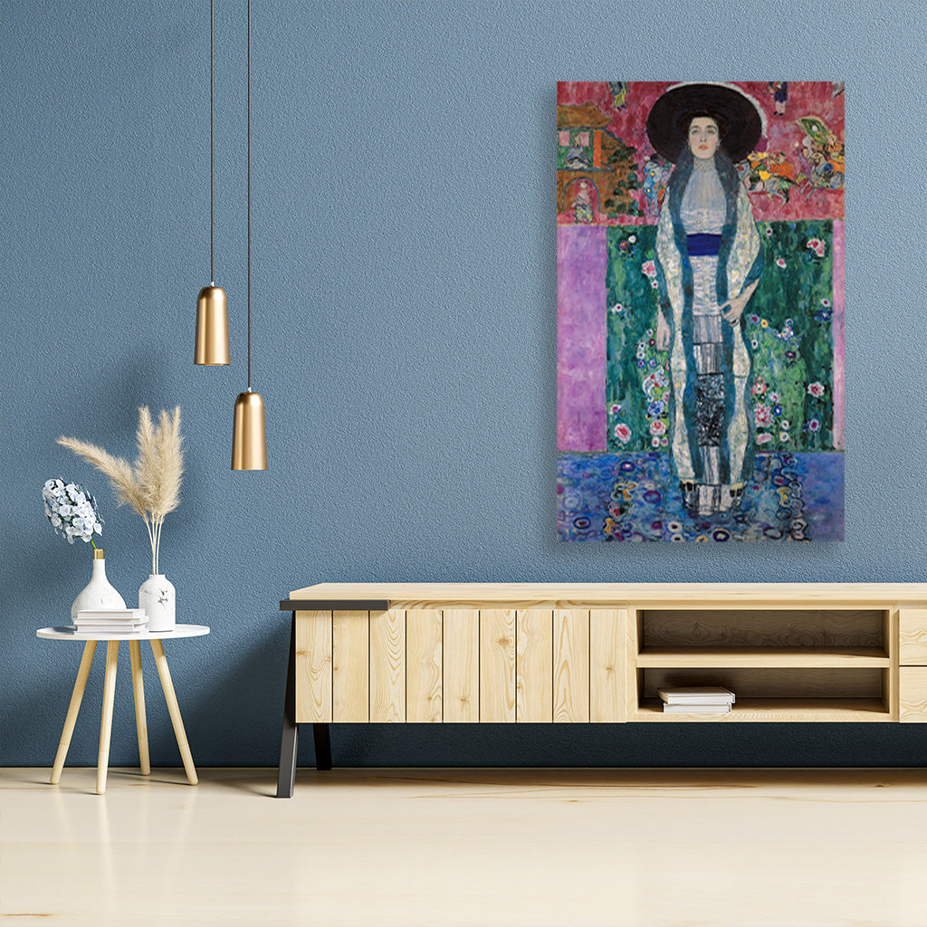Portrait of Adele Bloch-Bauer I painting 2 : 3 Vertical Premium Wall Art Canvas by MeriDeewar