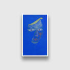 Portrait of an Oriental painting - Meri Deewar 1 : 2 Vertical Premium Wall Art Canvas by MeriDeewar