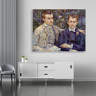 Portrait of Charles and Georges Durand Ruel Painting - Meri Deewar 5 : 4 Horizontal Premium Wall Art Canvas by MeriDeewar
