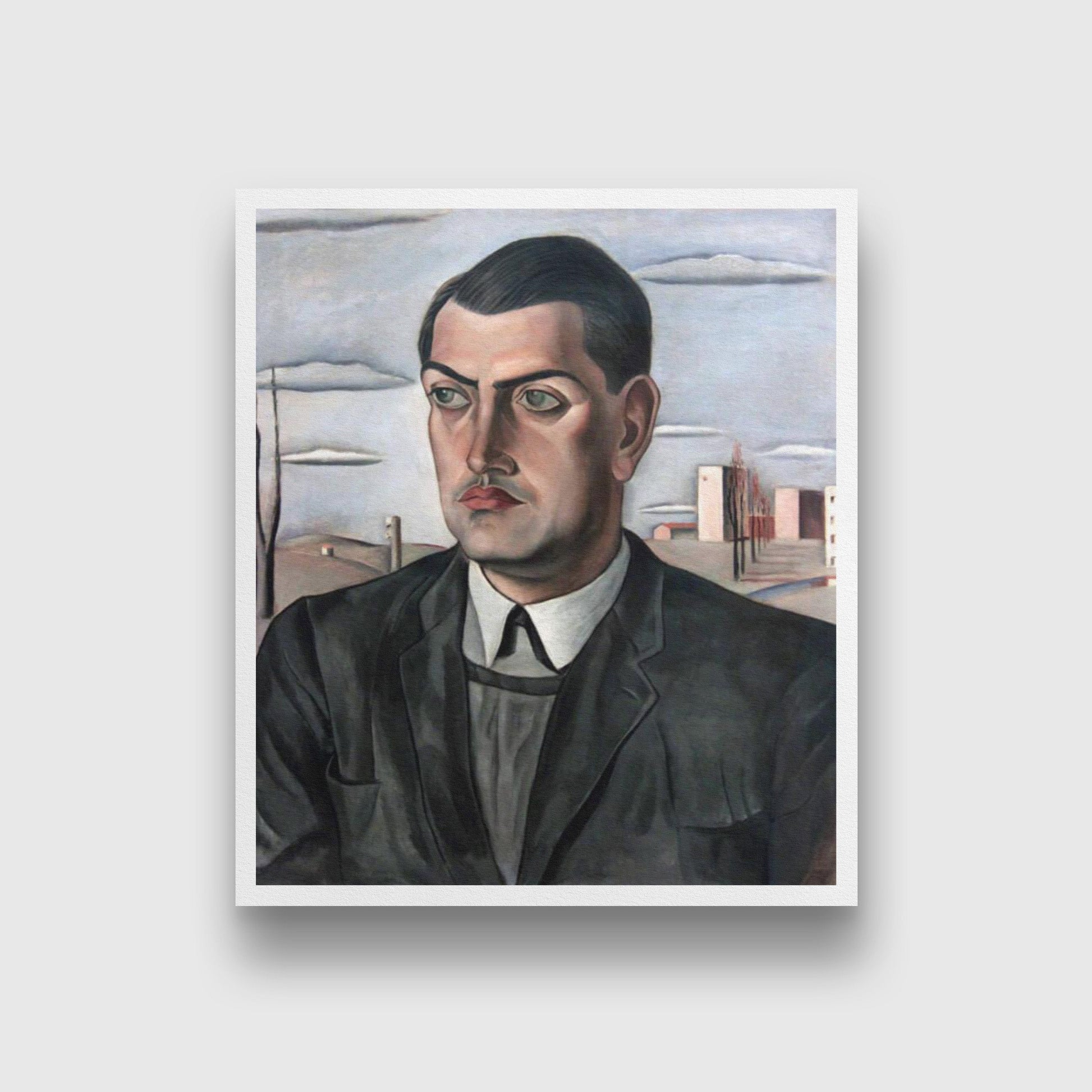 Portrait of Luis Bunuel Painting - Meri Deewar 5 : 6 Vertical Premium Wall Art Canvas by MeriDeewar