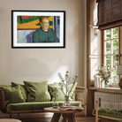 Portrait of Madame Roulin Painting 4 : 3 Horizontal Premium Wall Art Canvas by MeriDeewar
