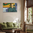 Portrait of Madame Roulin Painting 4 : 3 Horizontal Premium Wall Art Canvas by MeriDeewar