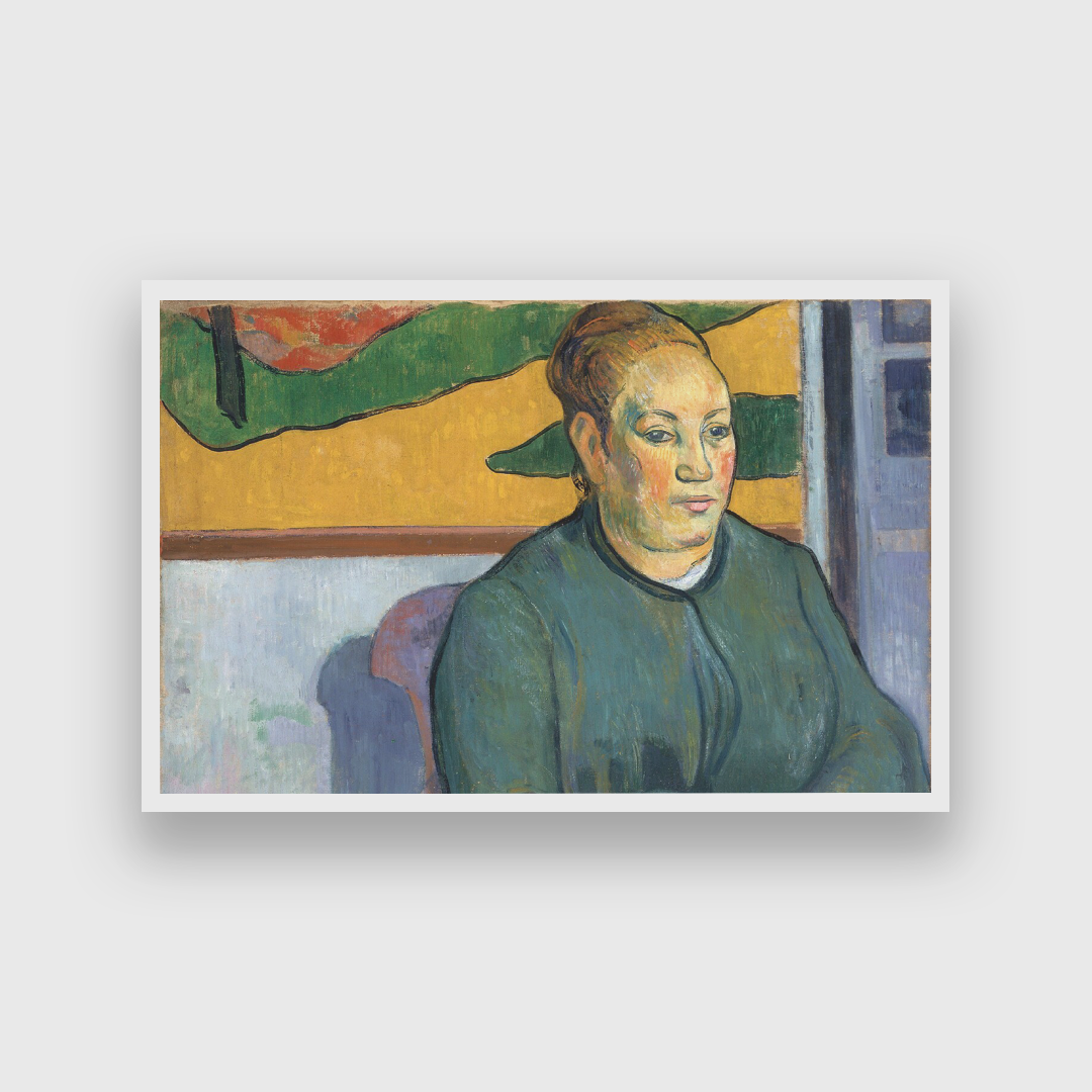 Portrait of Madame Roulin Painting 4 : 3 Horizontal Premium Wall Art Canvas by MeriDeewar
