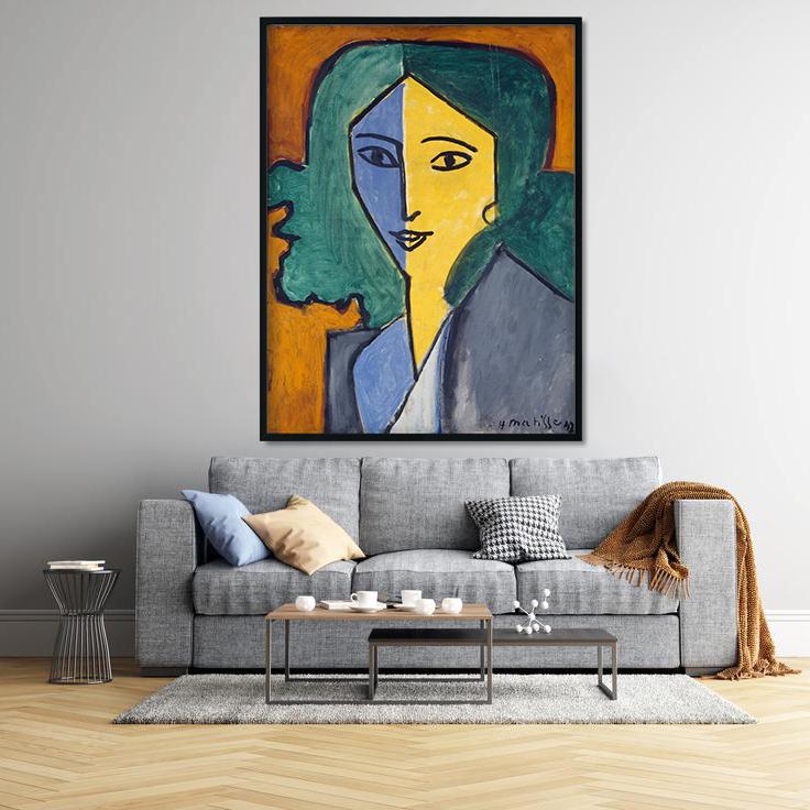potrait of lydia Painting - Meri Deewar 3 : 4 Vertical Premium Wall Art Canvas by MeriDeewar