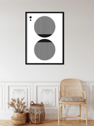 Primitive Shapes wall art Painting 4 X 5.5 Vertical Premium Wall Art Canvas by MeriDeewar