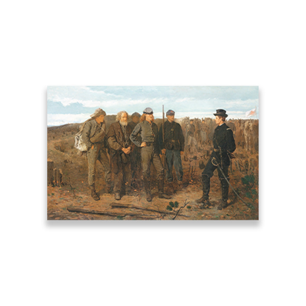 Prisoners from the Front painting - Meri Deewar 3 : 2 Horizontal Premium Wall Art Canvas by MeriDeewar
