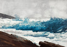 Prout’s Neck, Breakers painting - Meri Deewar 3 : 2 Horizontal Premium Wall Art Canvas by MeriDeewar