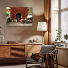 Rabat the Red Gate Painting 4 : 3 Horizontal Premium Wall Art Canvas by MeriDeewar
