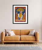 Raga Jait Painting 3 : 4 Vertical Premium Wall Art Canvas by MeriDeewar