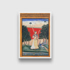 Ragamala paintings of raag malkauns Painting - Meri Deewar 2 : 3 Vertical Premium Wall Art Canvas by MeriDeewar