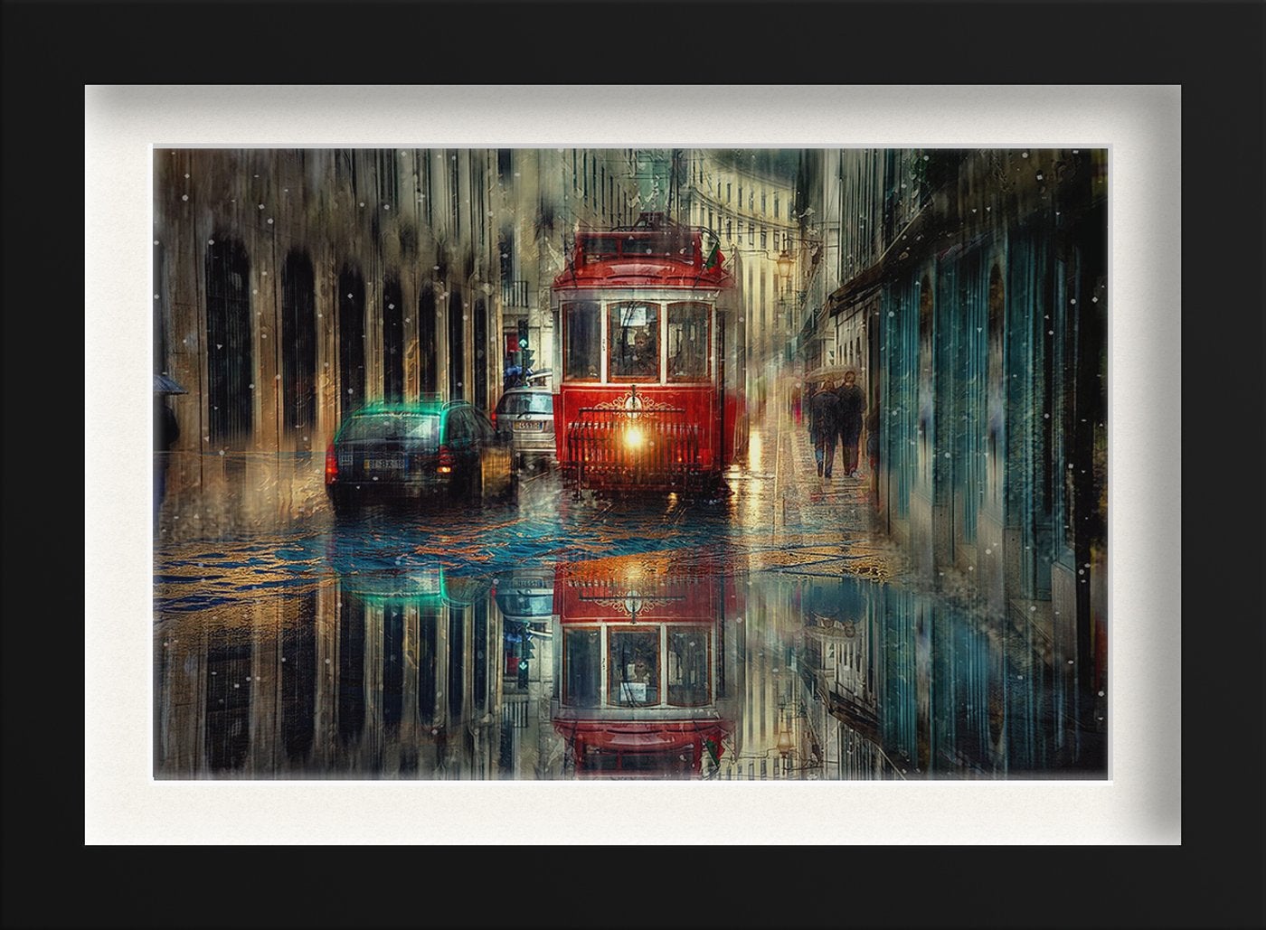 Rainy Season Painting - Meri Deewar 3 : 2 Horizontal Premium Wall Art Canvas by MeriDeewar