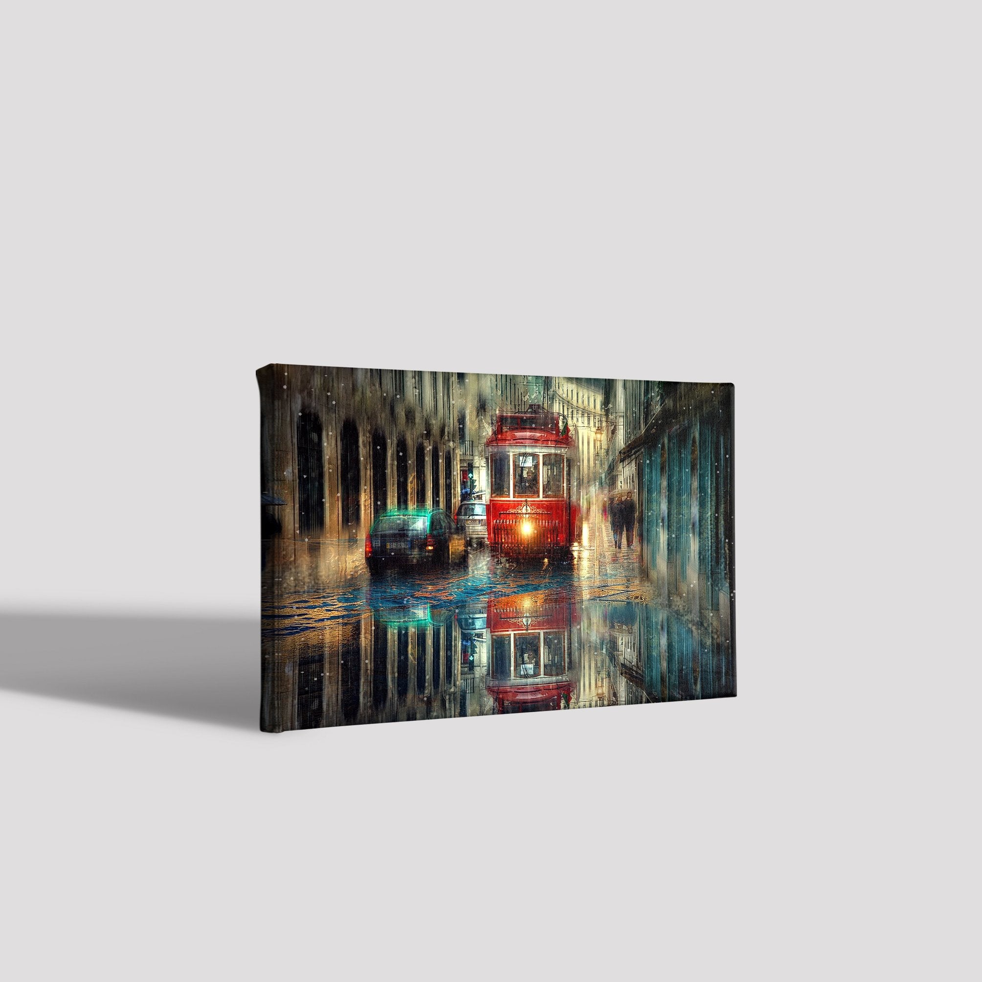 Rainy Season Painting - Meri Deewar 3 : 2 Horizontal Premium Wall Art Canvas by MeriDeewar