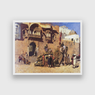 Raja of Jodhpur Painting 4 : 3 Horizontal Premium Wall Art Canvas by MeriDeewar