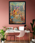 Ram Rajyabhishek Painting - Meri Deewar 4 X 5.5 Vertical Premium Wall Art Canvas by MeriDeewar