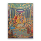 Ram Rajyabhishek Painting - Meri Deewar 4 X 5.5 Vertical Premium Wall Art Canvas by MeriDeewar