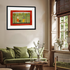 Rama and Lakshman in Forest Painting 3 : 2 Horizontal Premium Wall Art Canvas by MeriDeewar