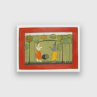 Rama and Lakshman in Forest Painting 3 : 2 Horizontal Premium Wall Art Canvas by MeriDeewar