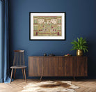 Rama and Sita in Royal Palace panting 3 : 2 Horizontal Premium Wall Art Canvas by MeriDeewar