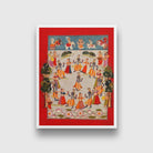 Rasalila Painting - Meri Deewar 3 : 4 Vertical Premium Wall Art Canvas by MeriDeewar